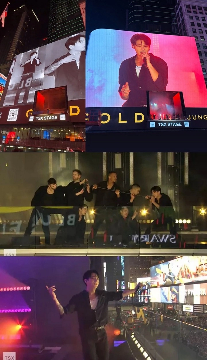 Jungkook BTS Jadi Trending usai Tampil Mendadak di Times Square New York