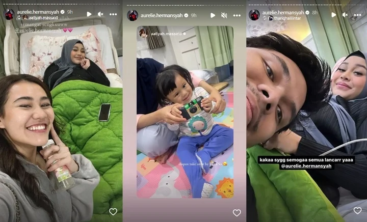 Aaliyah Massaid Temani Aurel Hermansyah Bareng Thariq Halilintar?