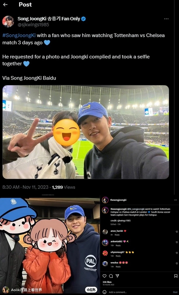 Song Joong Ki Perlakukan Fans dengan Ramah