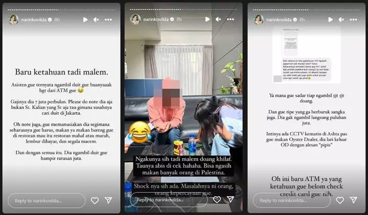 Awkarin Curhat Asisten Curi Uang dengan Nominal Nyaris Ratusan Juta