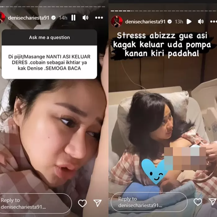 Denise Chariesta Sambat ASI Tak Keluar Imbas Stres