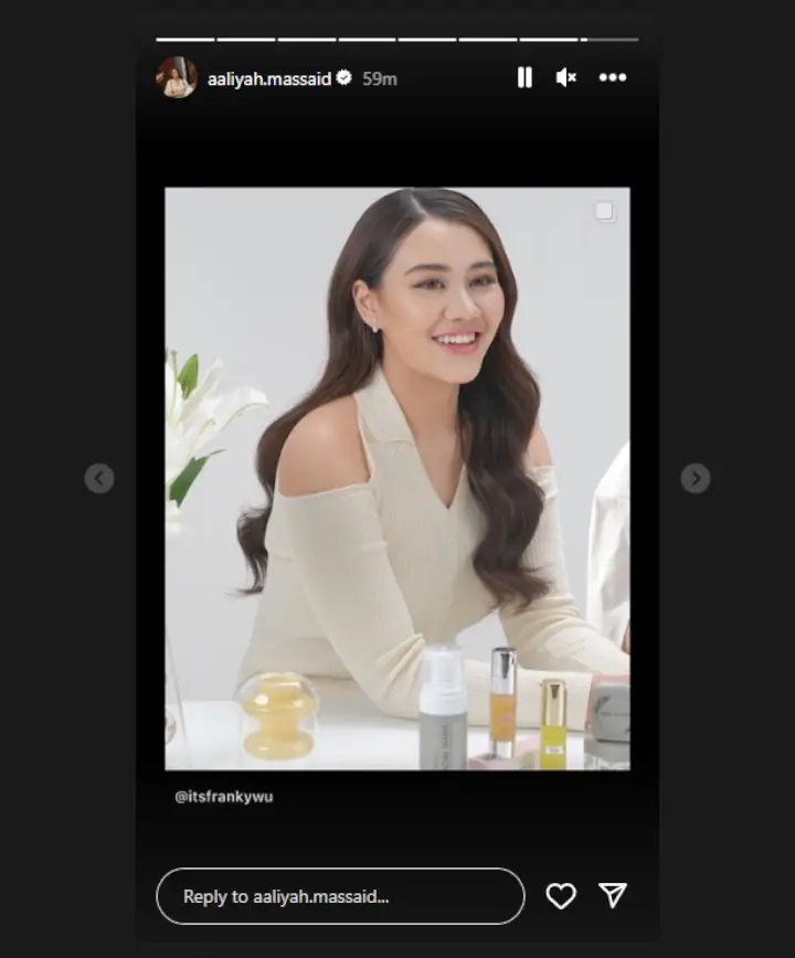 Aaliyah Massaid Pamer Foto Cantik Usai Dipuji Adik Thariq Halilintar