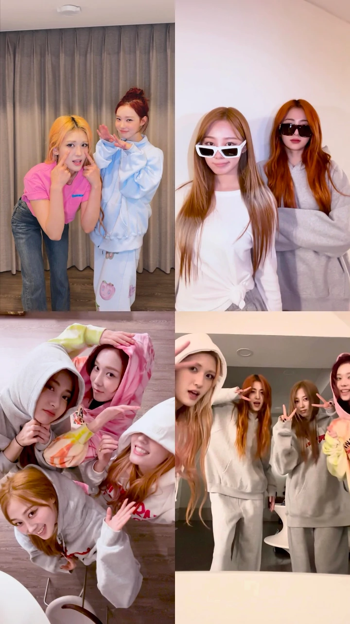 Winter dan Giselle, Huh Yunjin dan Jeon Somi Nginep Bareng sambil Dance Challenge