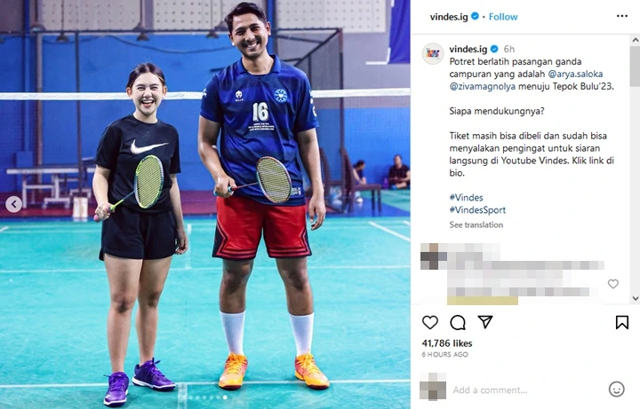 Arya Saloka Terkapar Akibat Latihan Mati-matian Jelang Pertandingan Tepok Bulu 2023