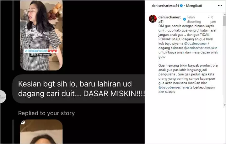Denise Chariesta Malah Kena Julid Lantaran Langsung Kerja Pasca Melahirkan