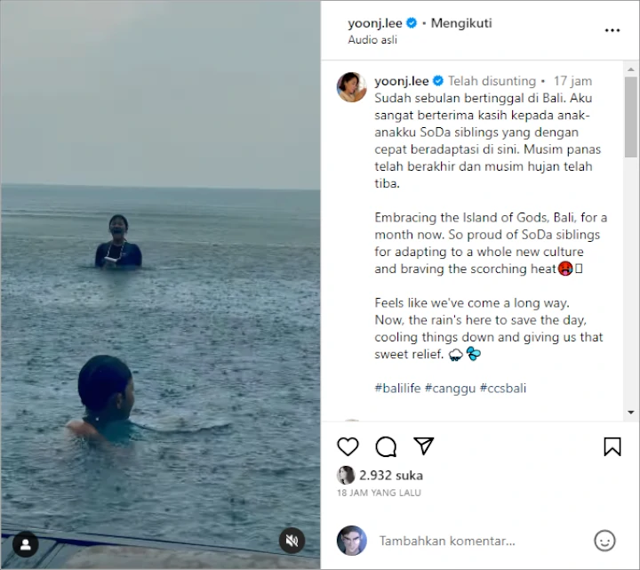Istri Lee Beom Soo Belajar Bahasa Daerah Bali Pakai Meme Lokal