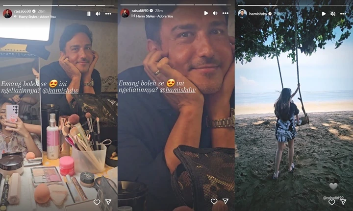 Raisa Bak Patahkan Isu Hamish Daud Sewa Cewek Open BO dengan Pamer Kebucinan