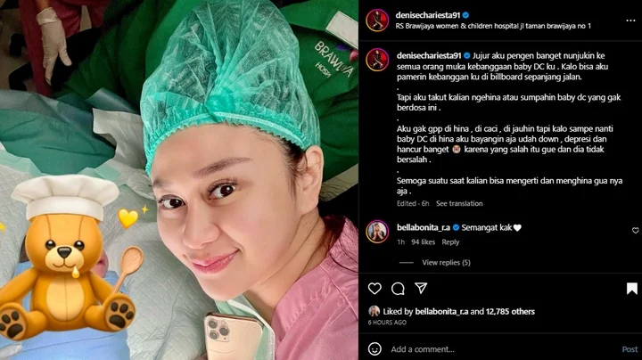 Denise Chariesta Ungkap Alasan Sembunyikan Wajah Anak