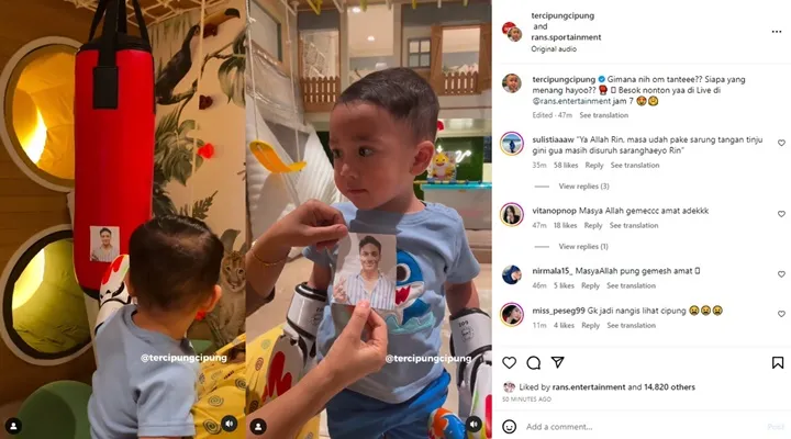 Rayyanza Cipung Prediksi Sosok Pemenang di Battle Tinju Jefri Nichol vs El Rumi