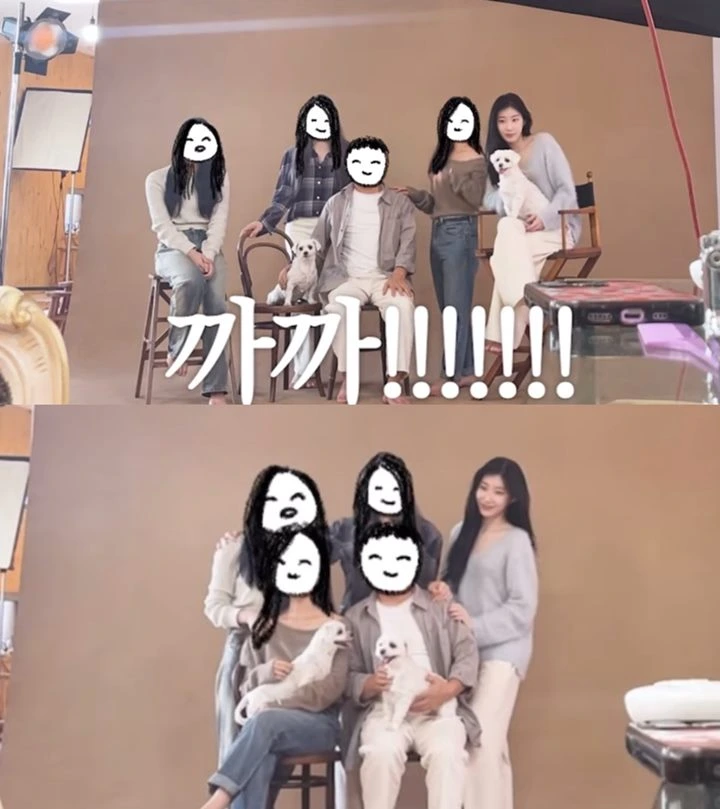 Wajah Lee Chaeyeon Disensor saat Chaeryeong ITZY Pamer Foto Keluarga