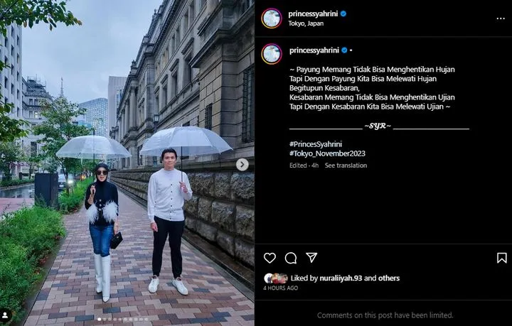 Syahrini Singgung Soal Kesabaran Bak Payung