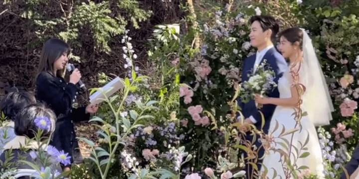 Hyeri Girl\'s Day Tak Kuat Tahan Tangis saat Bacakan Surat di Pernikahan Park Sojin