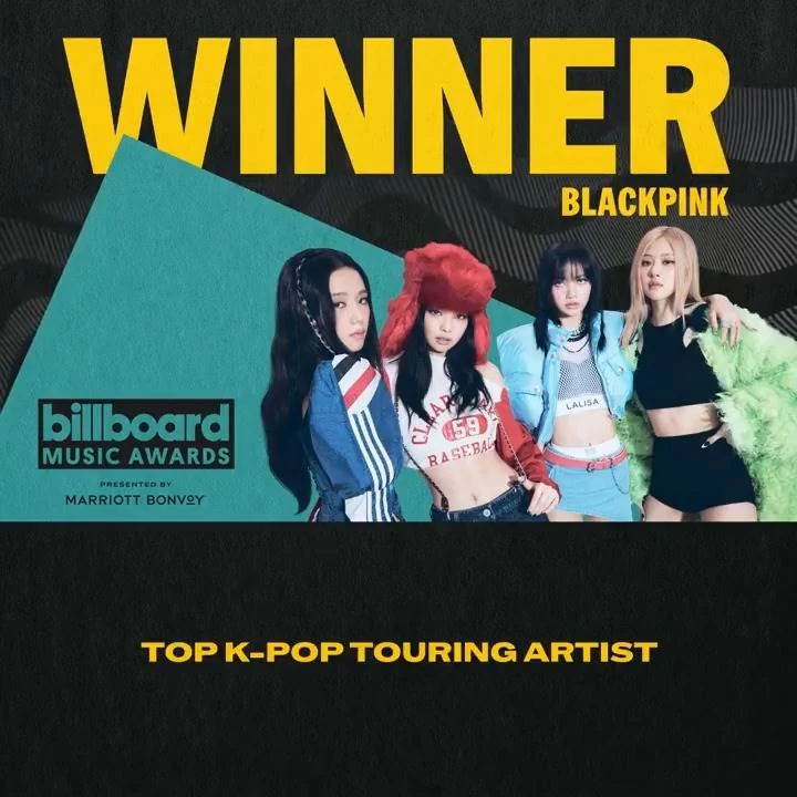 BLACKPINK Kalahkan TWICE dan Suga BTS untuk Sabet Piala BBMA 2023