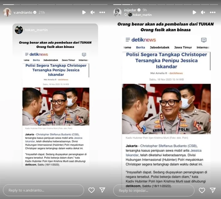 Jessica Iskandar Bakal Sambut Kepulangan Tersangka Kasus Dugaan Penipua