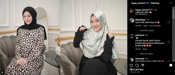 Happy Asmara Cantik Berhijrah Ngode Hijrah?