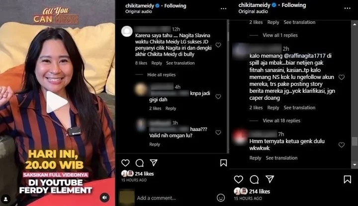 Nagita Slavina Kena Imbas usai Chikita Meidy Ngaku Kena Bully Artis