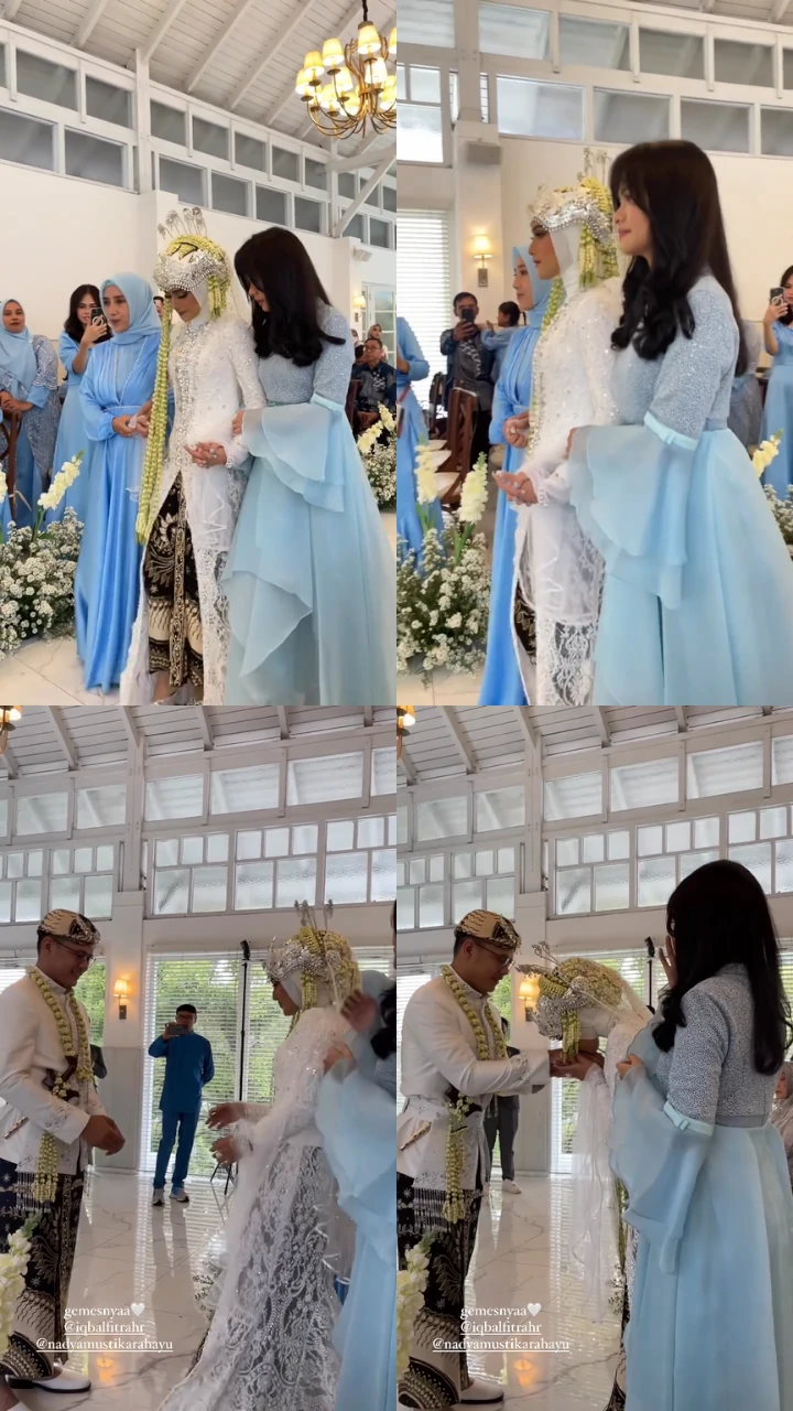 Momen Kedua Pengantin Bertemu