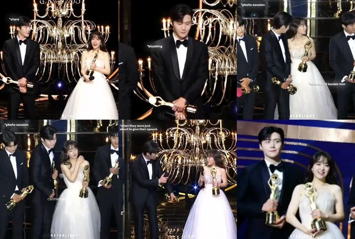 Kim Seon Ho salah tingkah di sebelah Park Bo Young