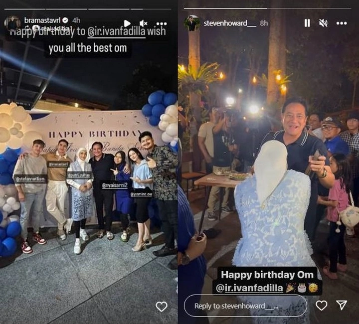 Putri Zulhas Hadiri Acara Ultah Ayah Verrell Bramasta Bikin Heboh