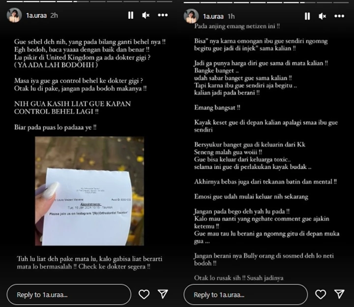 Lolly Putri Nikita Mirzani Ngamuk Usai Dihujat Perkara Behel