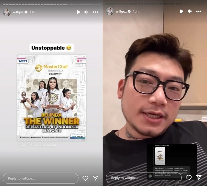 Juara MasterChef Indonesia Season 3 Ikut Tanggapi Kontroversi Kemenangan  Belinda di Season 11