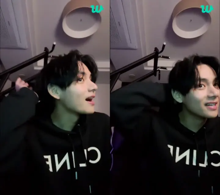 V BTS potong rambut