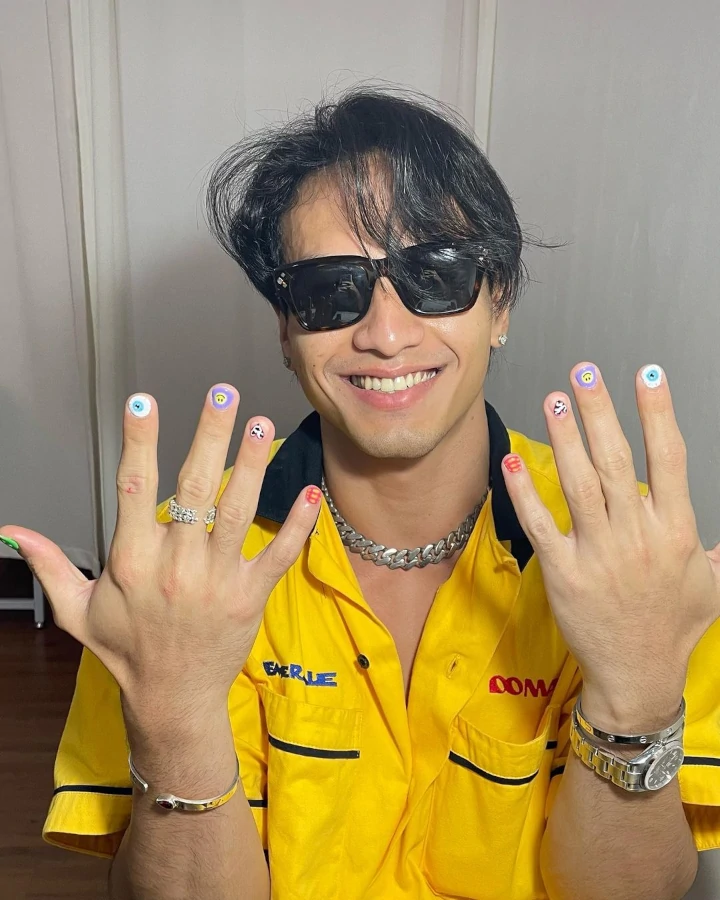 Trendy Nail Art Cowok Inspired by Jefri