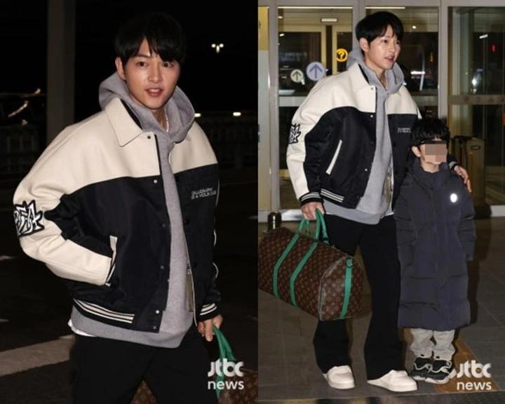 Song Joong Ki Sempatkan Diri Layani Fans Cilik dalam Perjalanan ke Hong Kong