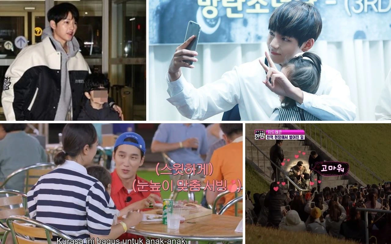 Intip Potret Interaksi Manis Song Joong Ki dan 9 Artis Korea Ini dengan Fans Ciliknya