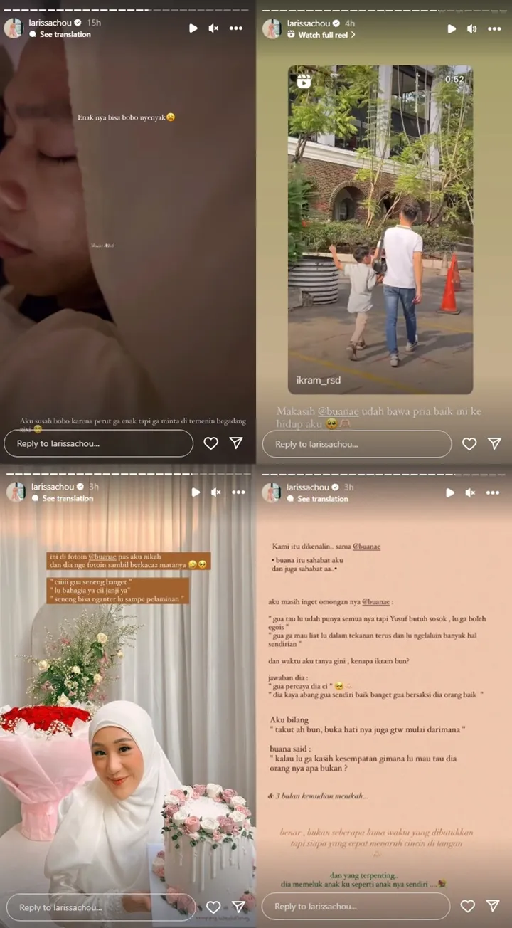 Larissa Chou Mendadak Akui Iri dengan Ikram Rosadi Sang Suami