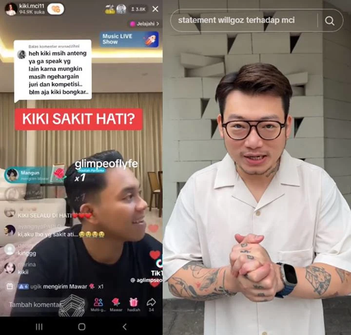 Kiki \'MCI\' Diduga Tantang Willgoz Usai Akui Sakit Hati