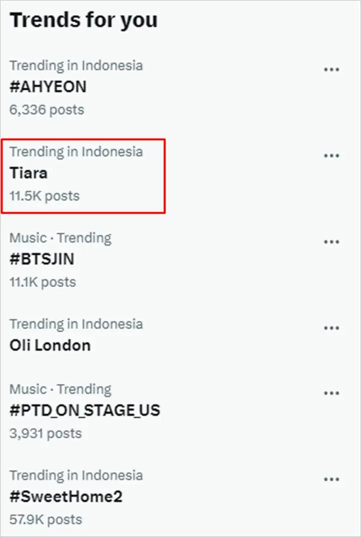 Tiara Andini Trending Gegara Panggilan Mesra dari BamBam GOT7