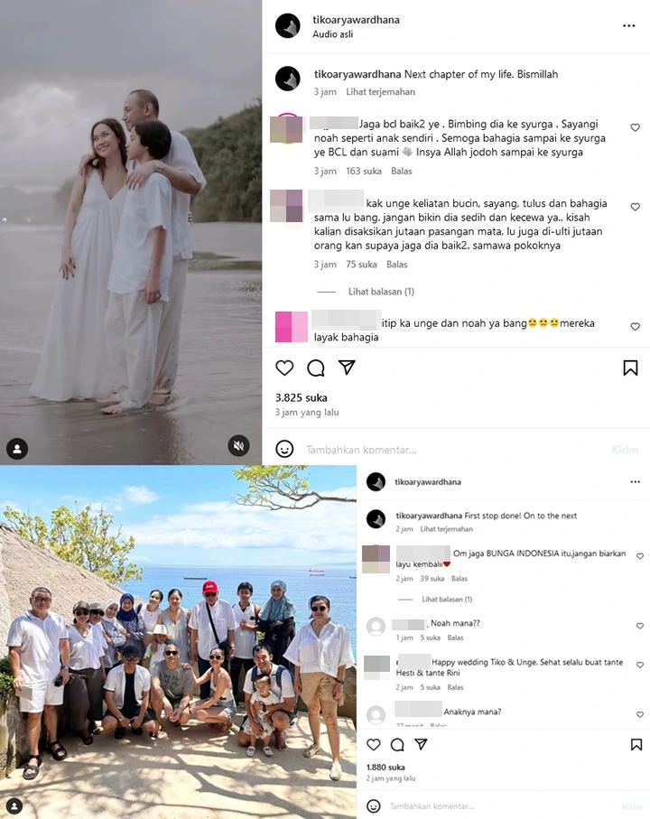 Tiko Suami BCL Bagikan Postingan Perdana di Akun Instagram Baru