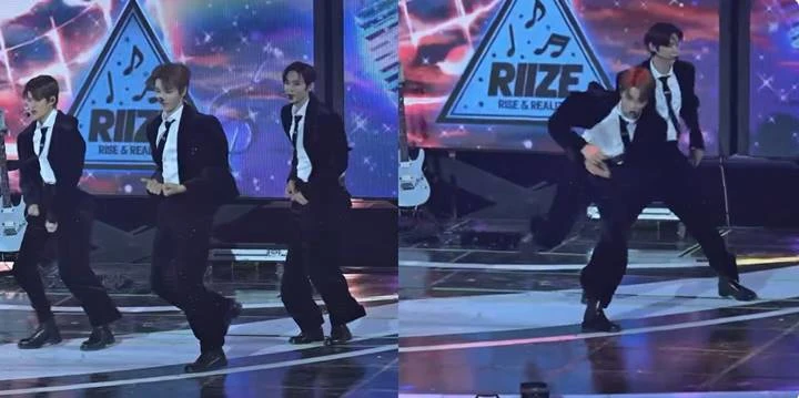 Sungchan RIIZE terpeleset