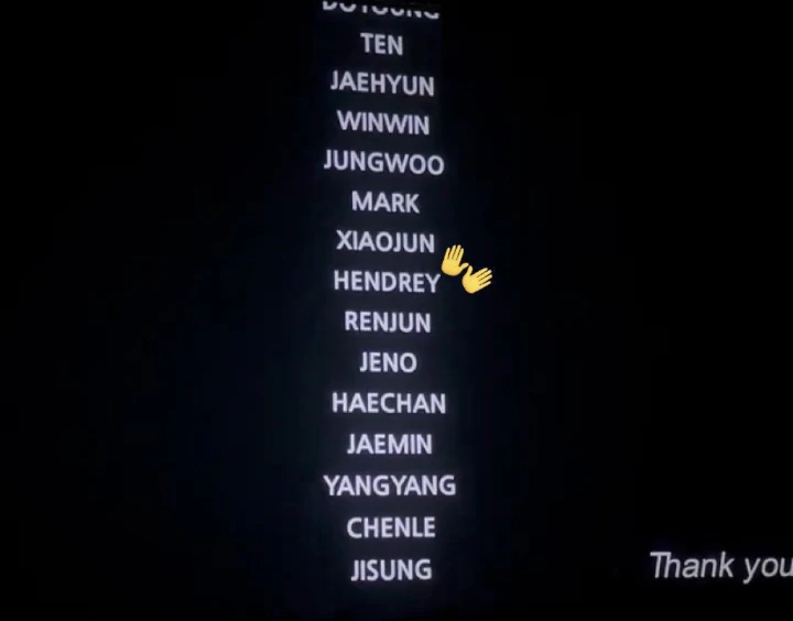 Penulisan nama Hendery NCT salah
