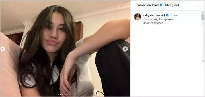Aaliyah Massaid Mendadak Rindukan Penampilan Lamanya