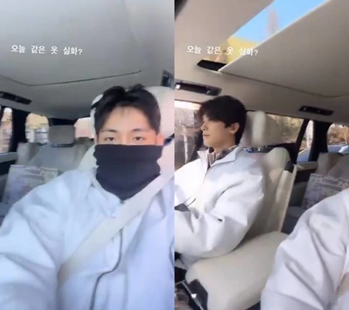 Park Hyung Sik dan V BTS Pakai Baju Couple Saat Hangout Lagi Jelang Daftar Wamil