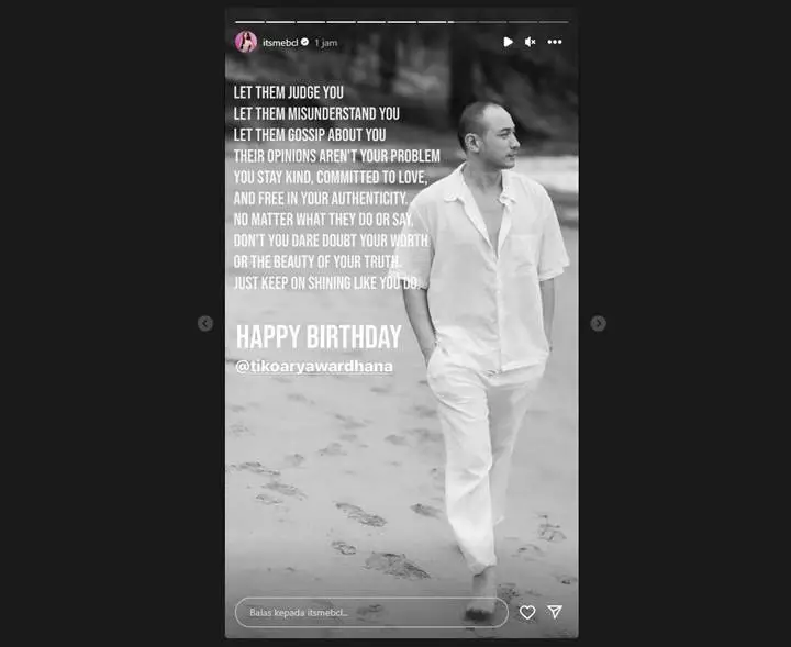 BCL Singgung Netizen Nyinyir di Pesan Romantis untuk Tiko yang Sedang Ultah