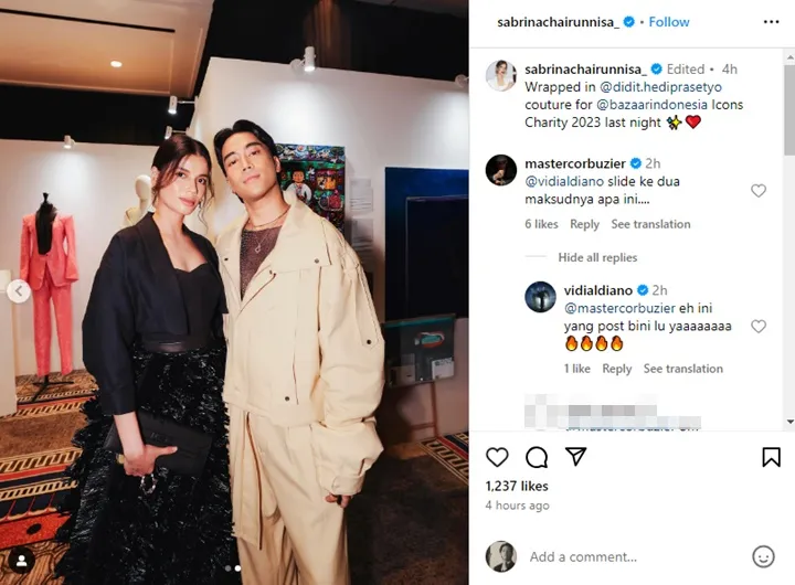 Deddy Corbuzier Protes Lihat Chat Mesra Sabrina Chairunnisa dengan Vidi Aldiano