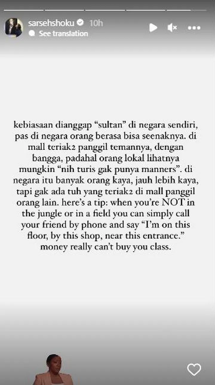 Sarah Sechan Sindir Sultan