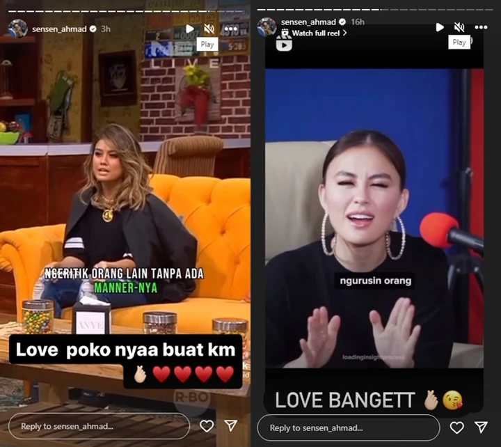 Pegawai Nagita Slavina Diduga Sindir Sarah Sechan Lagi dengan Unggah Video Agnez Mo