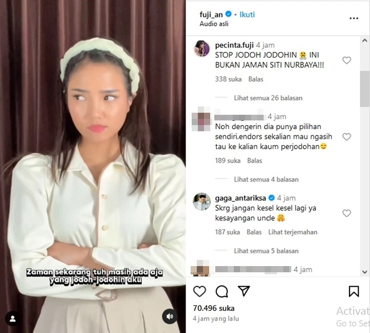 Asnawi Diduga Galau Kala Fuji An Mendadak Ngeluh Dijodoh-jodohkan