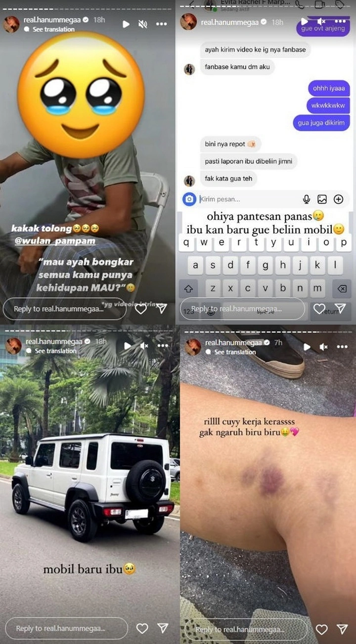 Hanum Mega Curhat Soal Ayah