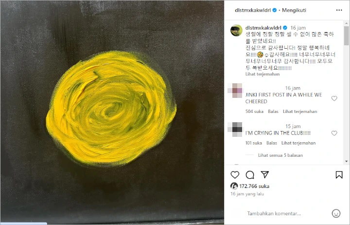 Onew SHINee Perdana Muncul di Instagram Setelah 6 Bulan Hiatus