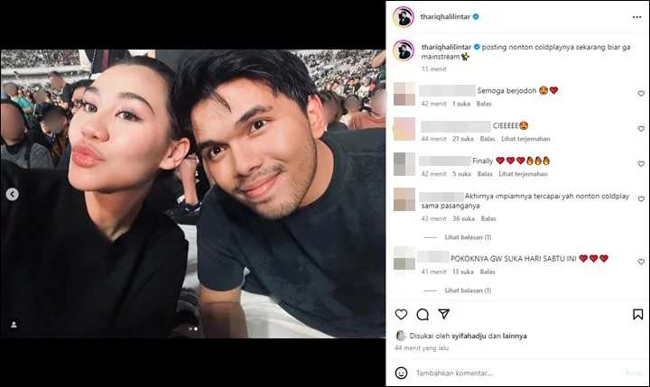 Thariq Halilintar Ekspose Sisi Anti Mainstream Saat Pamer Momen Mesra Bareng Aaliyah Massaid