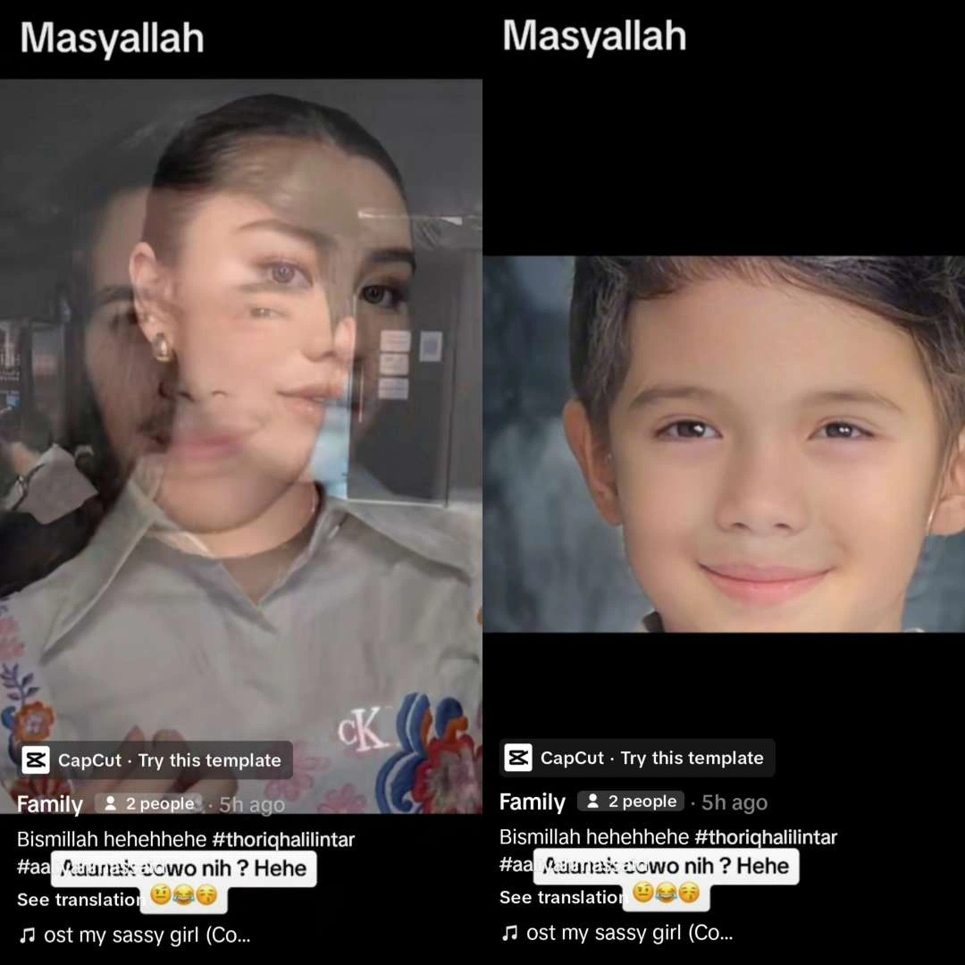 Wajah Anak Thariq Halilintar dan Aaliyah Massaid Diprediksi Mirip Atta