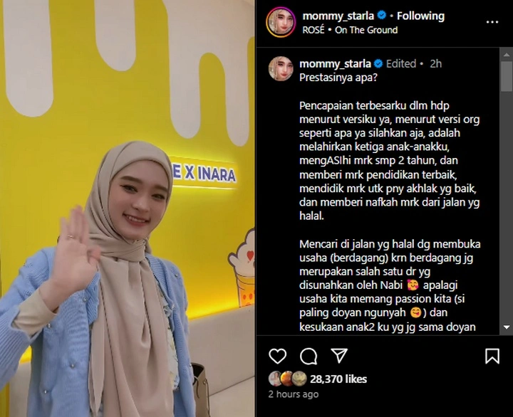Inara Rusli Jawab Bijak Nyinyiran Haters Soal Prestasi