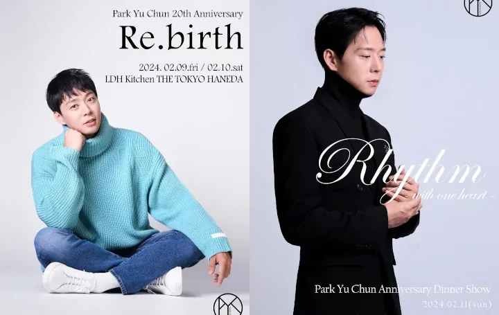 Park Yoochun mengumumkan acara fanmeeting untuk merayakan 20 tahun debut