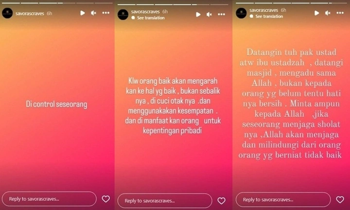 Ibu Sandrinna Michelle Sentil Rumor Cuci Otak Lagi?