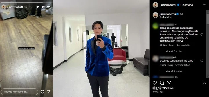 Junior Roberts Tetap Kalem
